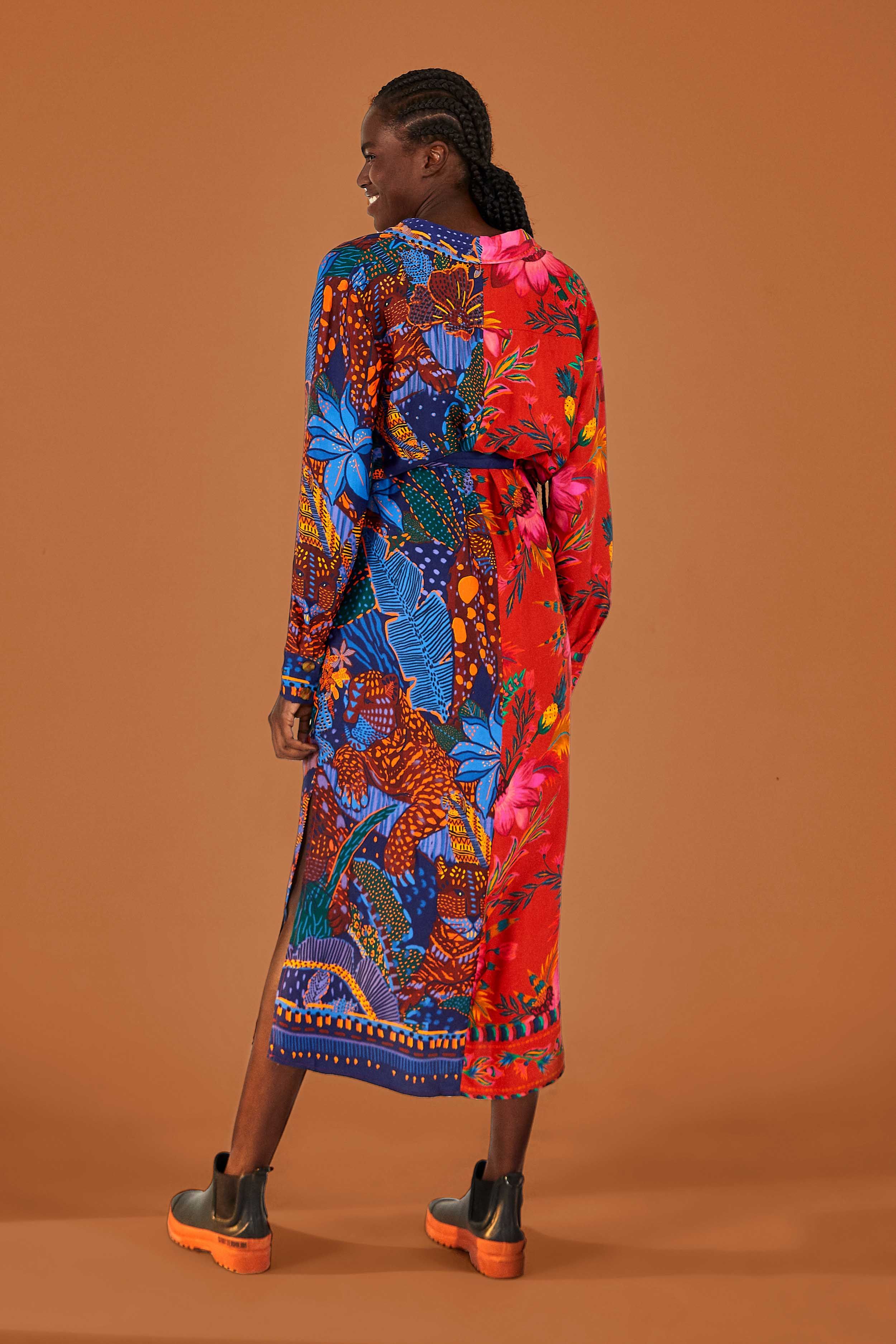 MIXED PRINTS CHEMISE sold by FARM Rio product image thumbnail 2