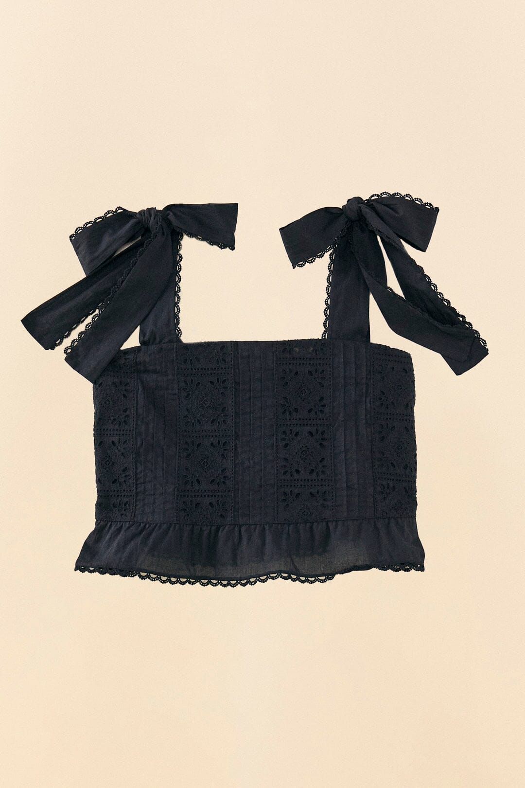Black Lace Top sold by FARM Rio product image thumbnail 5