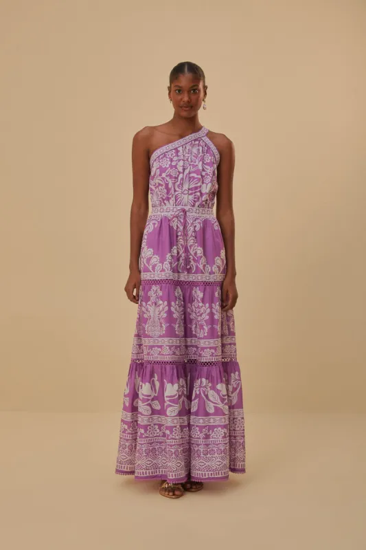 Lilac Sweet Garden Maxi Dress sold by FARM Rio