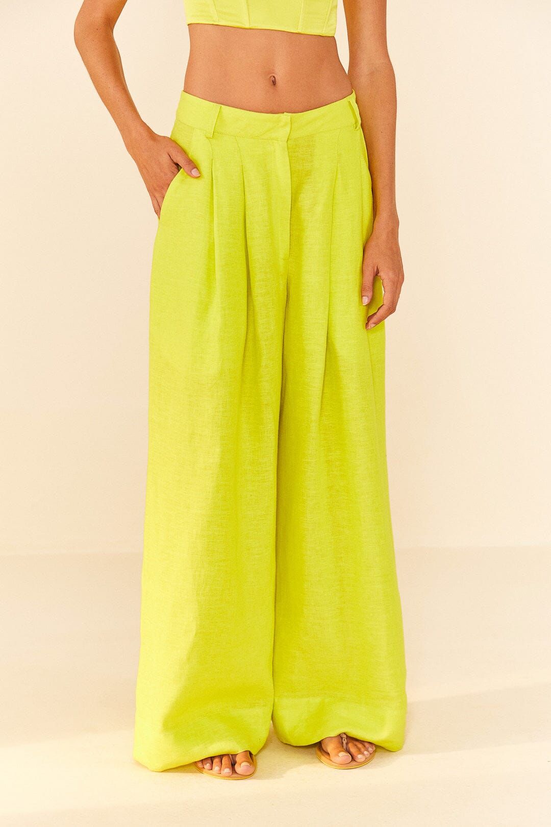 Lime Green Pants sold by FARM Rio product image thumbnail 3