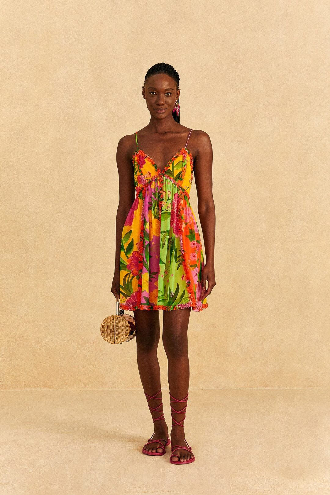 Mixed Romantic Garden Mini Dress sold by FARM Rio product image thumbnail 2