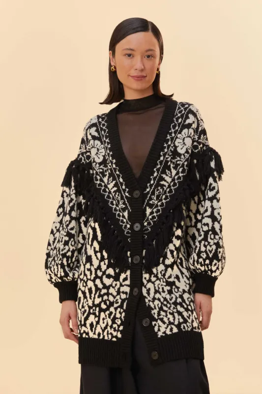 Pineapple Garden Knit Cardigan sold by FARM Rio