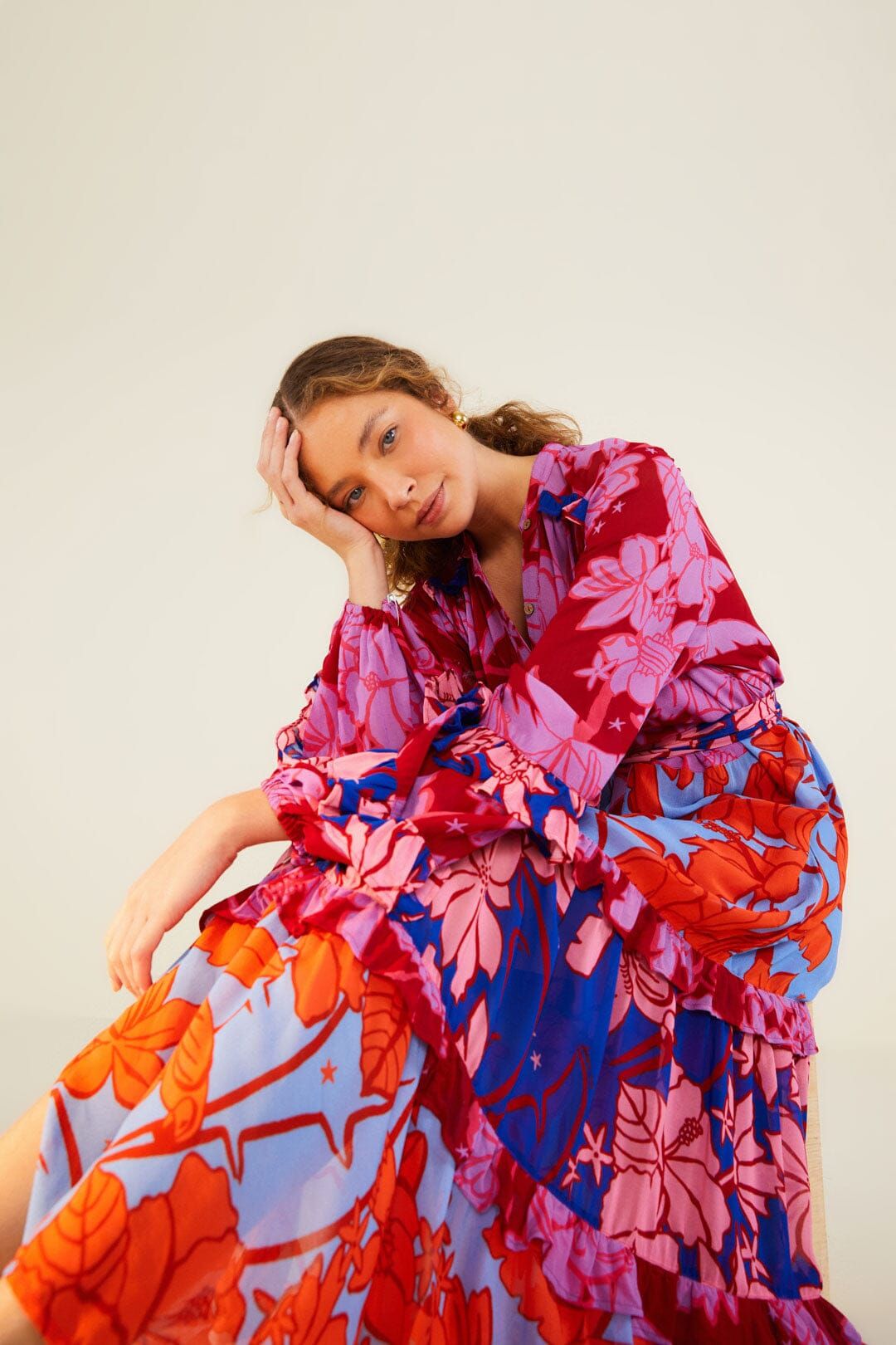 Mixed Living Nature Maxi Dress sold by FARM Rio