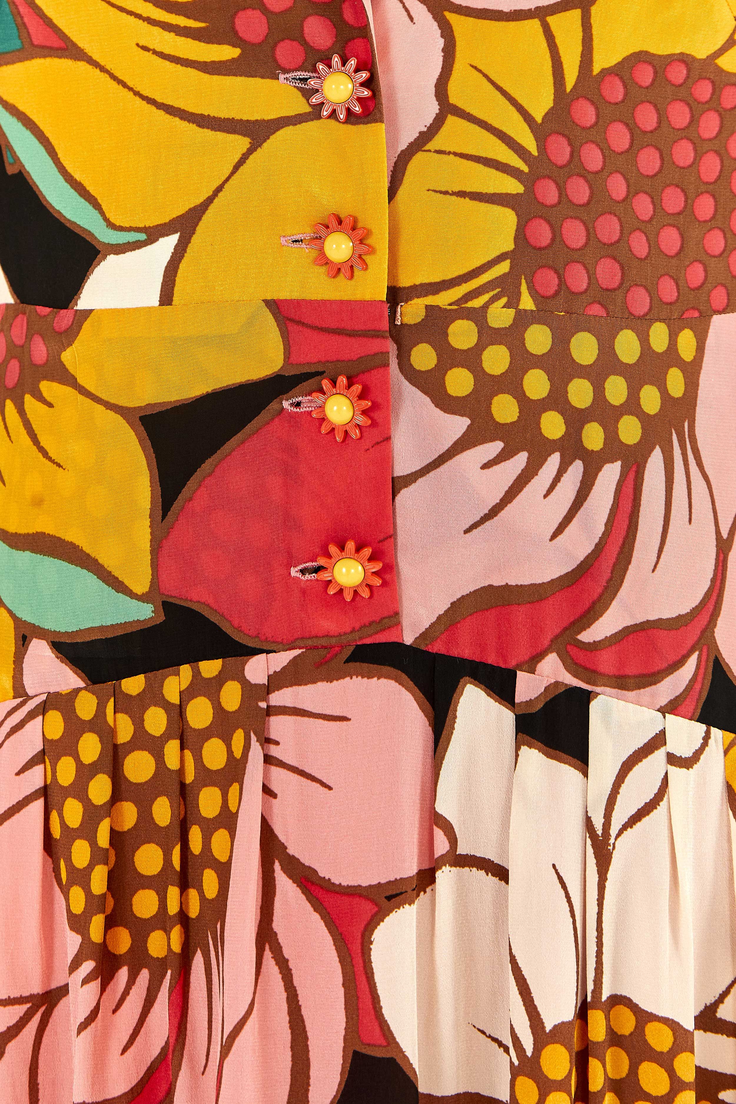 Colorful Sunflowers Midi Dress sold by FARM Rio product image thumbnail 5