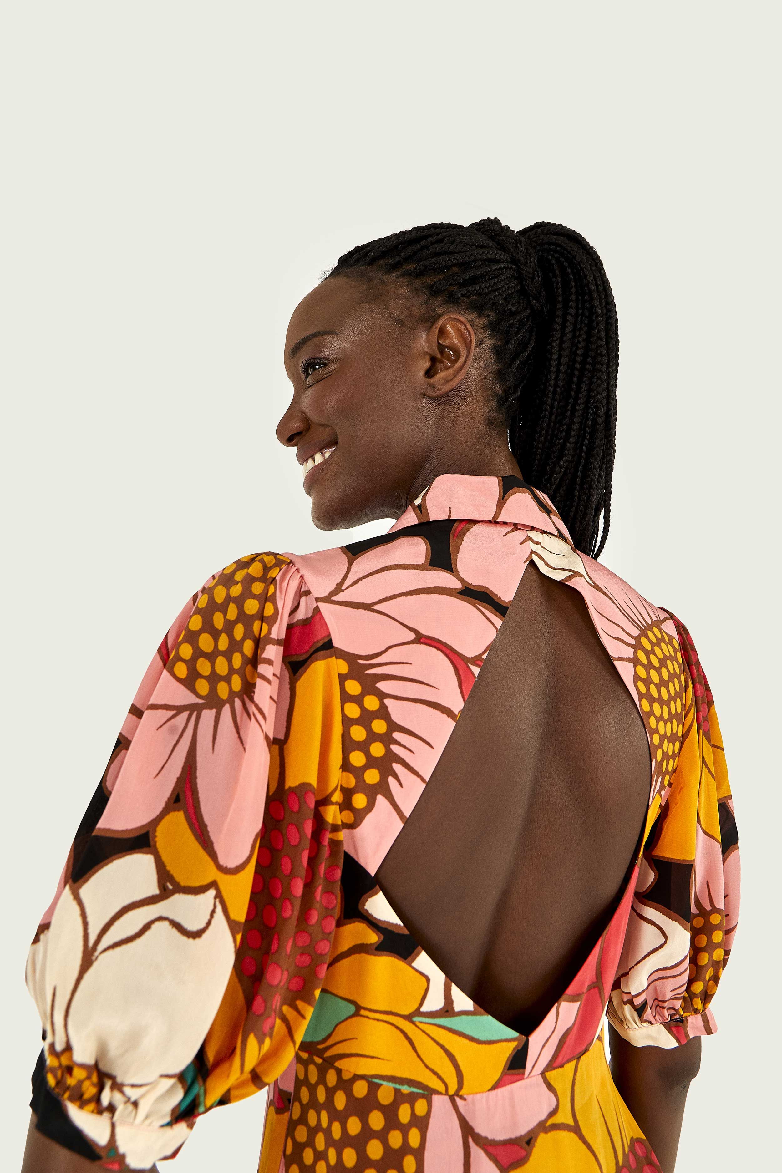 Colorful Sunflowers Midi Dress sold by FARM Rio product image thumbnail 2