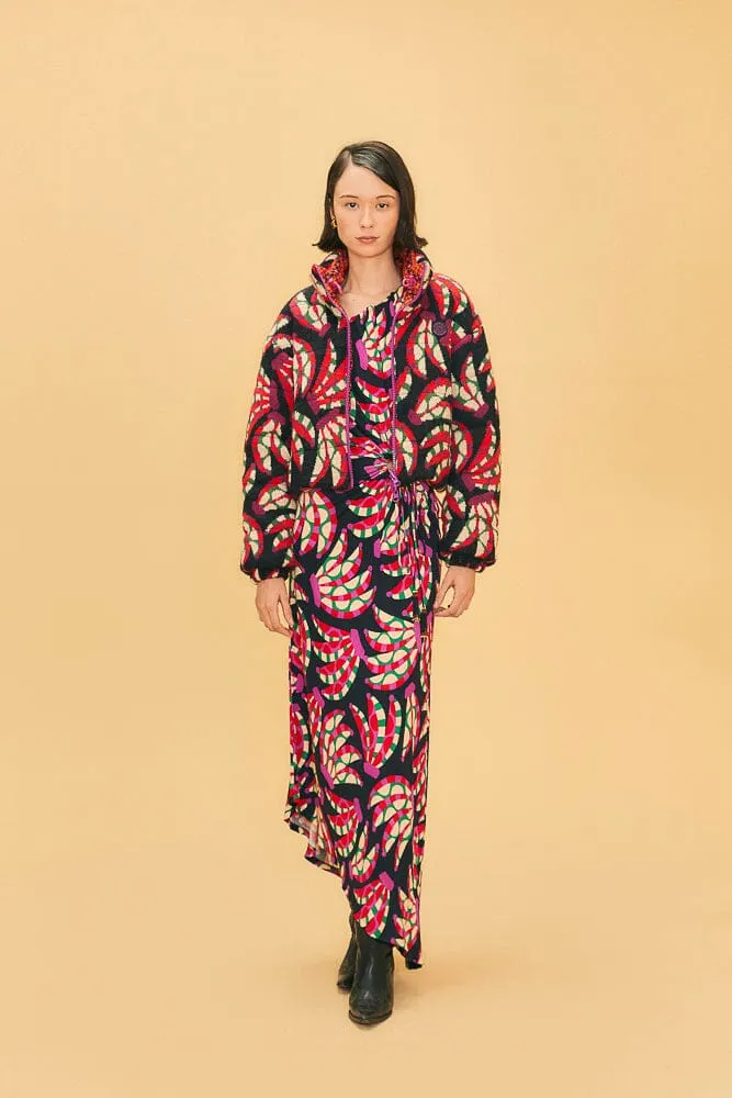 Black Banana Dots One Shoulder Midi Dress sold by FARM Rio product image thumbnail 2