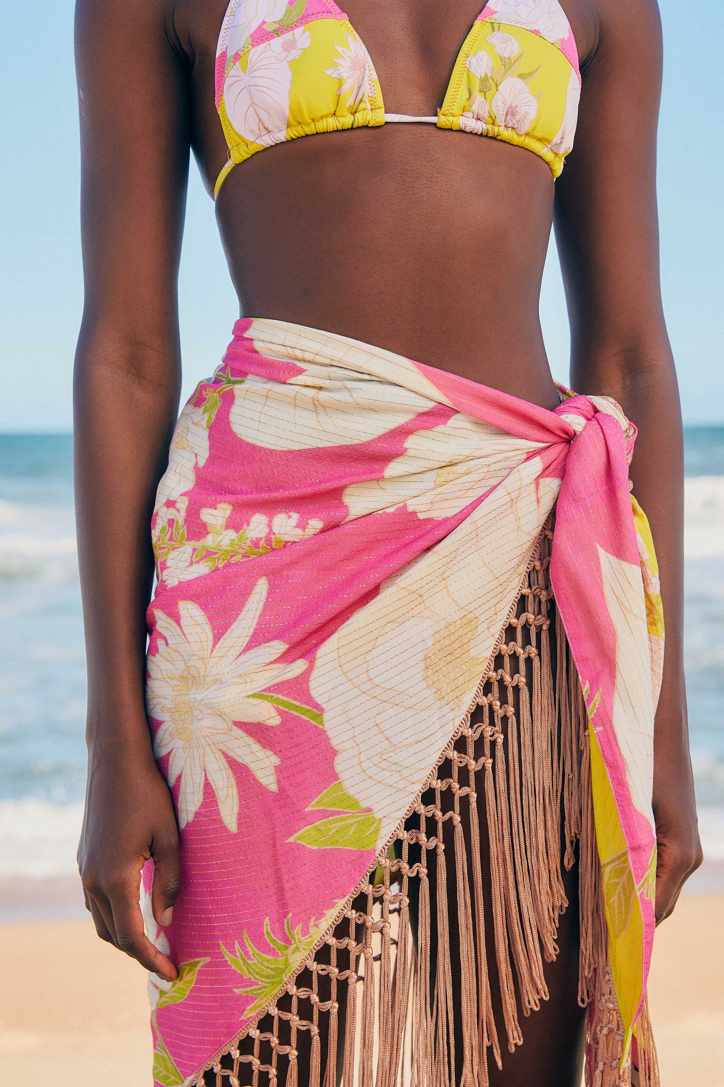 Neon Garden Reversible Sarong sold by FARM Rio product image thumbnail 3