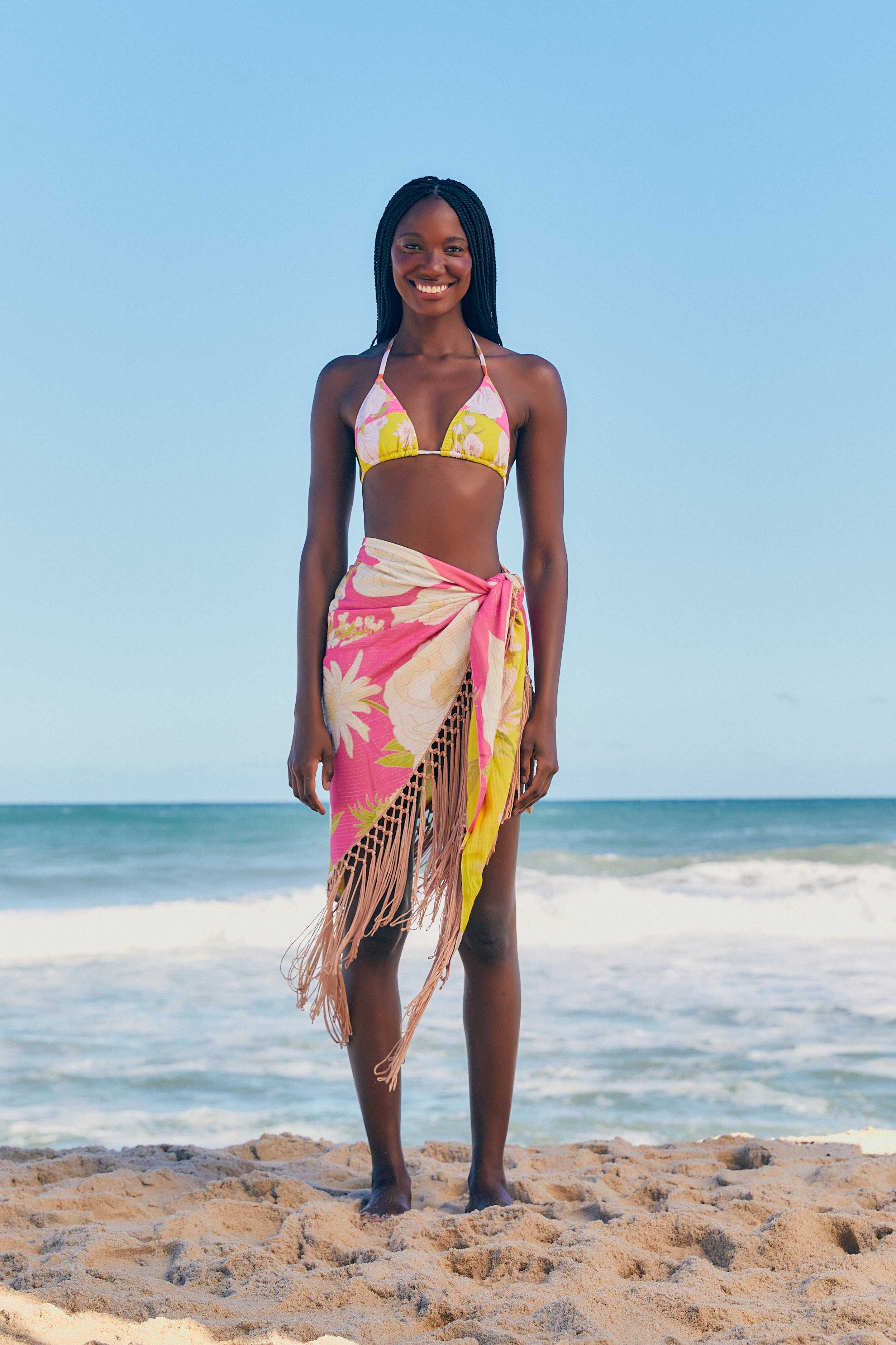 Neon Garden Reversible Sarong sold by FARM Rio product image thumbnail 4