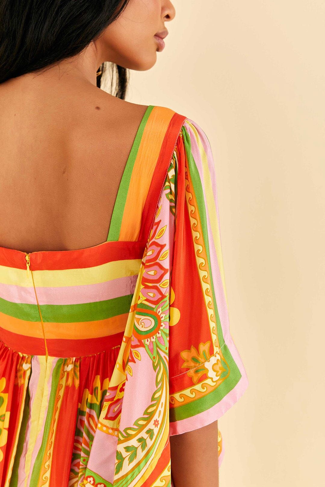 Beach Toucans Scarf Midi Dress sold by FARM Rio product image thumbnail 5