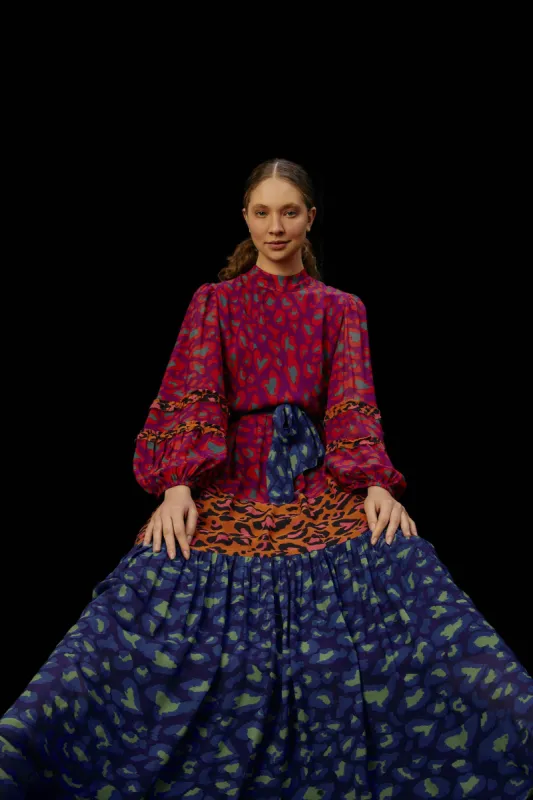 Mixed Leopard Pop Maxi Dress sold by FARM Rio