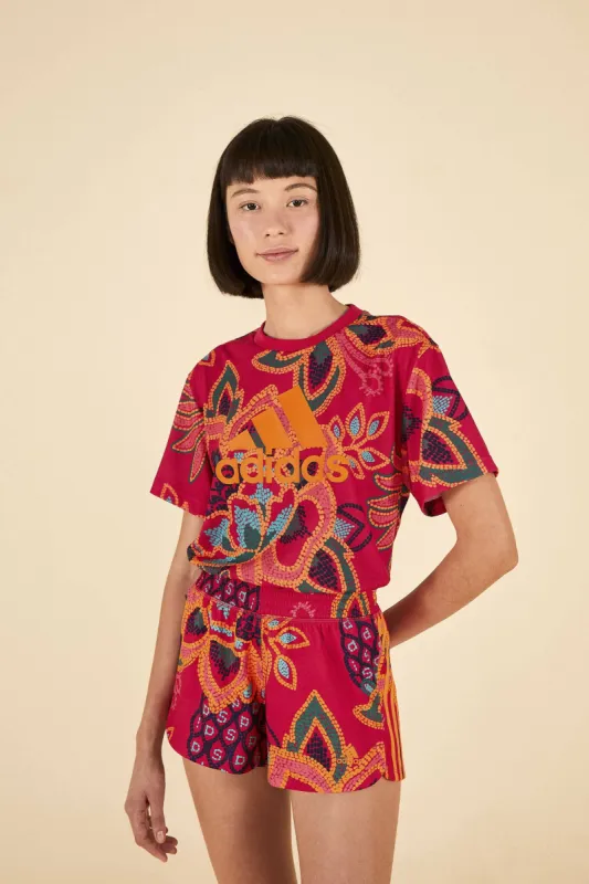 ADIDAS FARM Pacer Shorts Vivid Berry sold by FARM Rio