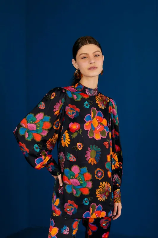 Lilys Garden Blouse sold by FARM Rio