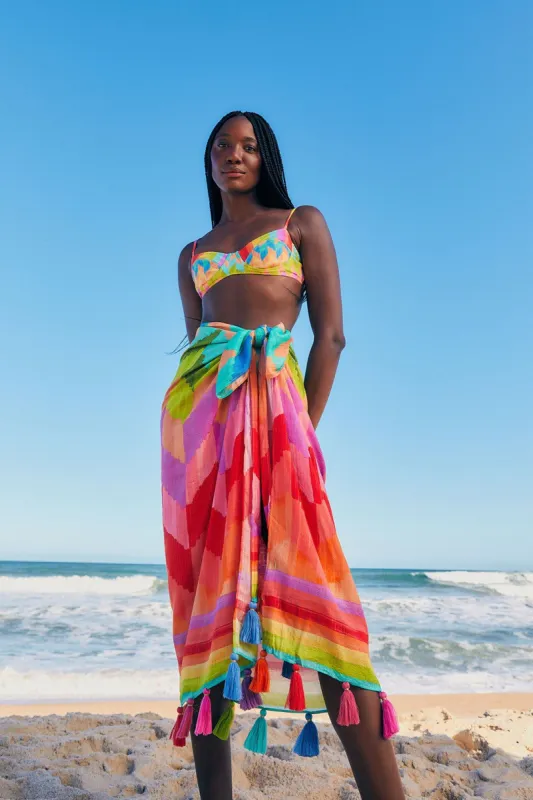 LIGHT CHEVRON SARONG sold by FARM Rio