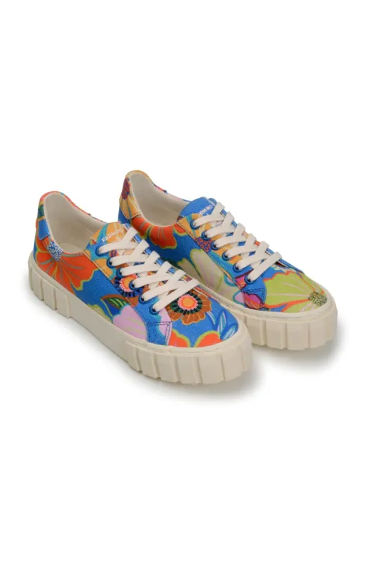 Blue Full Garden Flatform Sneaker sold by FARM Rio