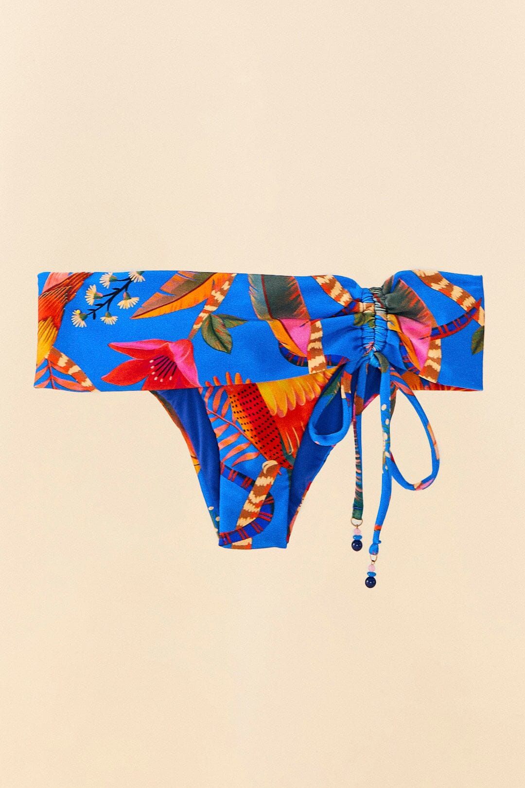 Blue Macaw Party Crochet Bikini Bottom sold by FARM Rio product image thumbnail 5