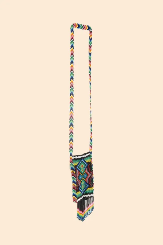 Yawanawa Beaded Crossbody Bag made by FARM Rio