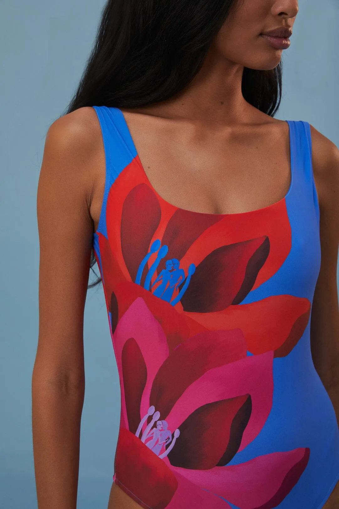 Watercolor Floral One Piece Swimsuit sold by FARM Rio product image thumbnail 2