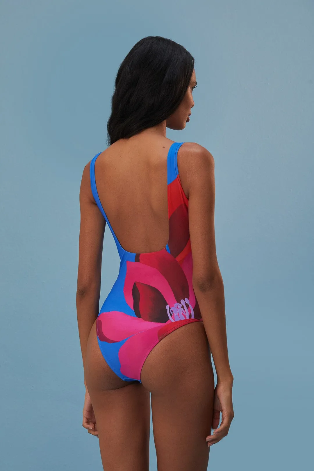 Watercolor Floral One Piece Swimsuit sold by FARM Rio product image thumbnail 3