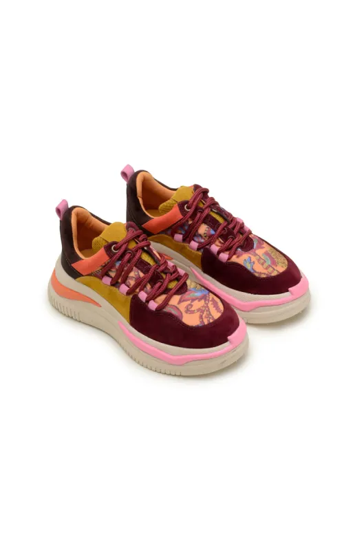 Colorful tropical vibe sneaker sold by FARM Rio