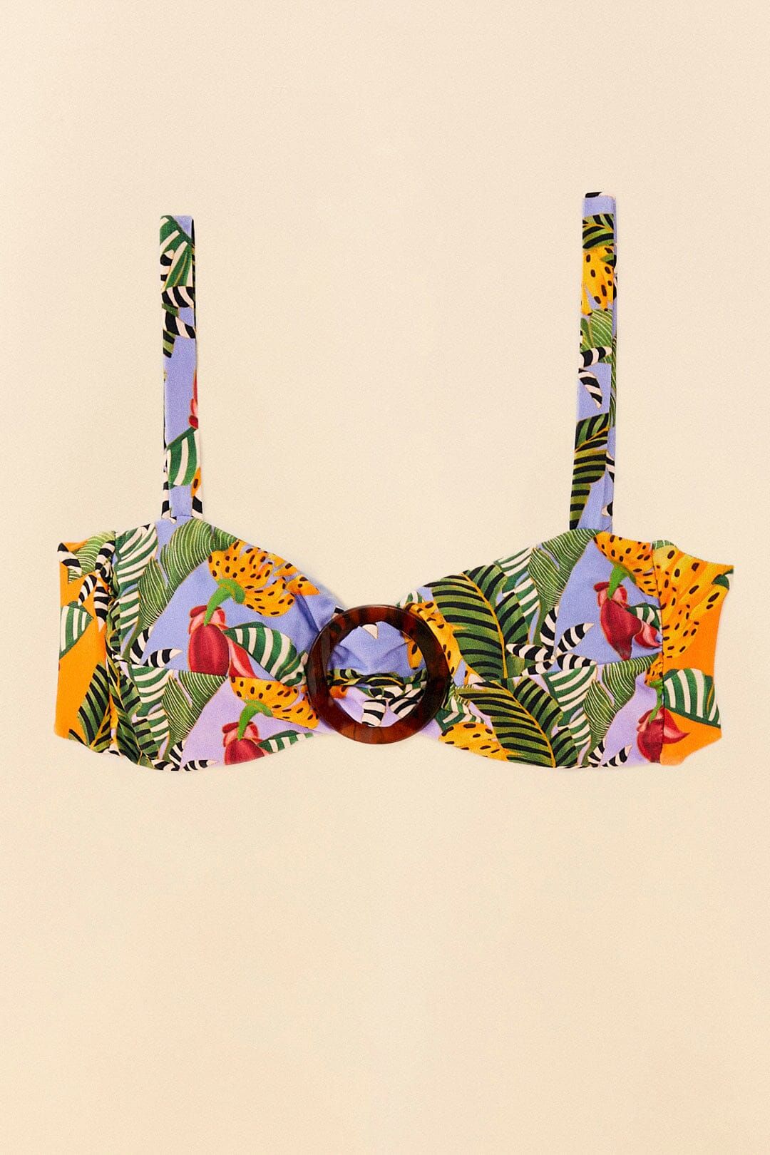 Striped Bananas Bikini Top sold by FARM Rio product image thumbnail 4