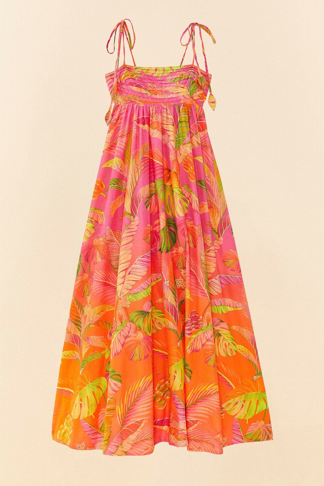Orange Ombre Forest Maxi Dress sold by FARM Rio product image thumbnail 5
