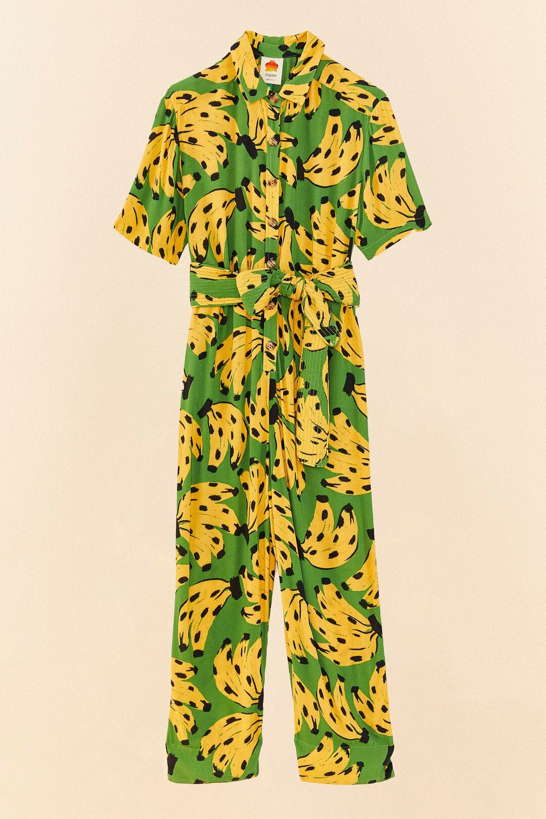 Green Bossa Banana Jumpsuit sold by FARM Rio product image thumbnail 6