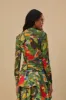 Bird Leaves Sand Tulle Blouse sold by FARM Rio