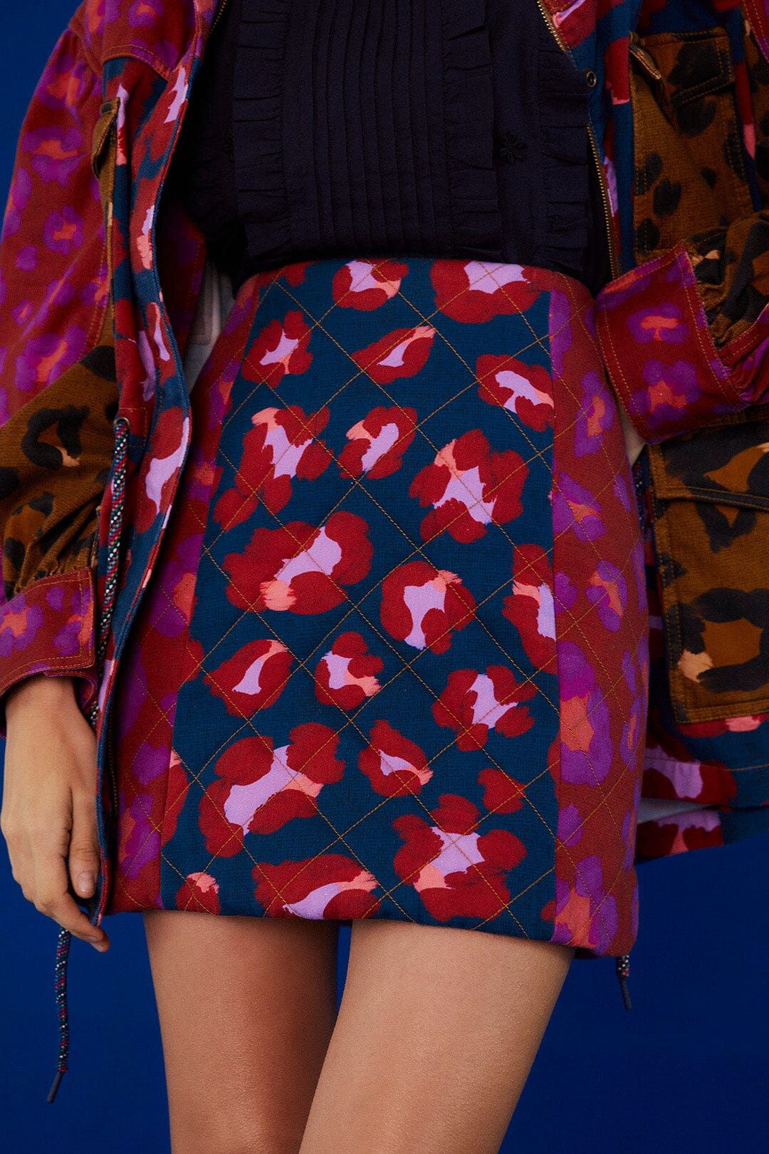 Mixed Leopards Mini Skirt sold by FARM Rio product image thumbnail 4