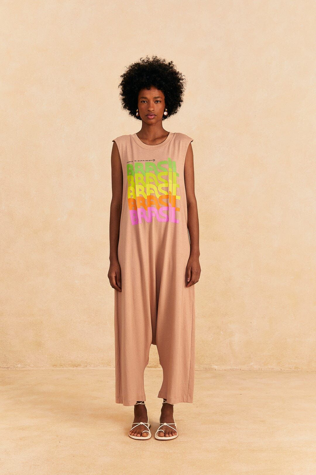 Brasil Graphic Jumpsuit sold by FARM Rio