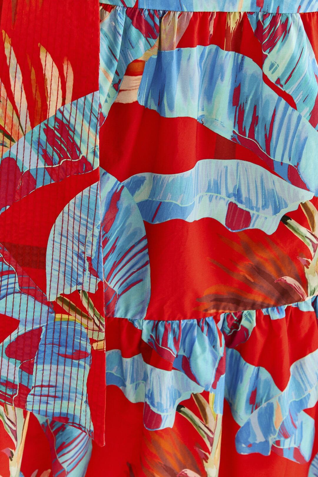 Red Sweet Jungle Midi Dress sold by FARM Rio product image thumbnail 6