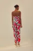 Red Summer Foliage Organic Cotton Jumpsuit sold by FARM Rio