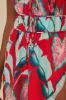 Red Summer Foliage Organic Cotton Jumpsuit sold by FARM Rio