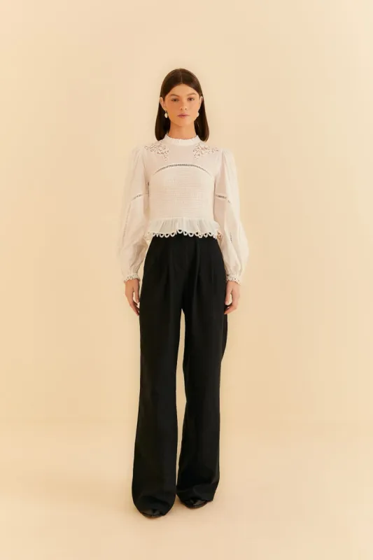Black Low Waisted Pants sold by FARM Rio