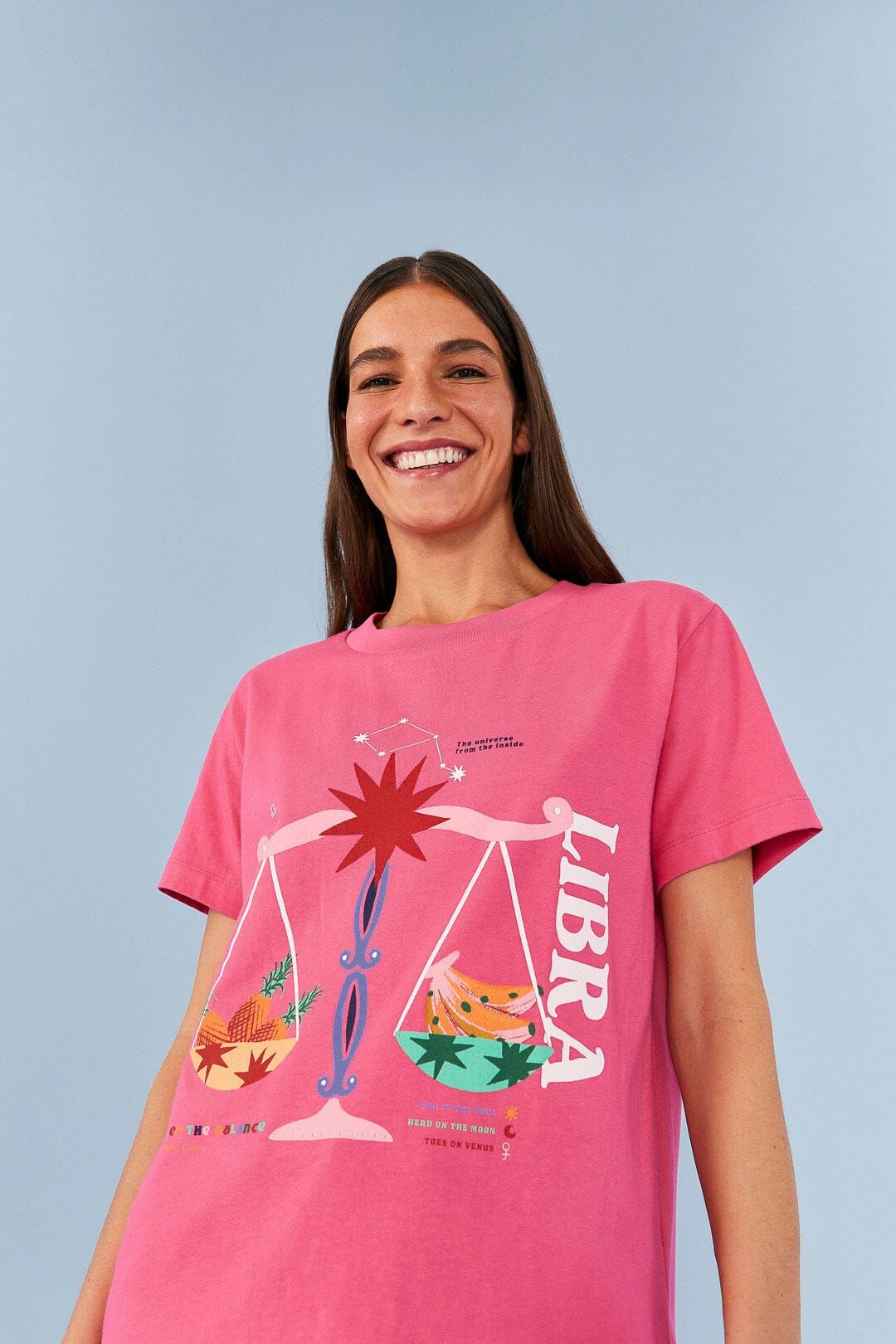 Libra Zodiac Organic Cotton T-Shirt sold by FARM Rio