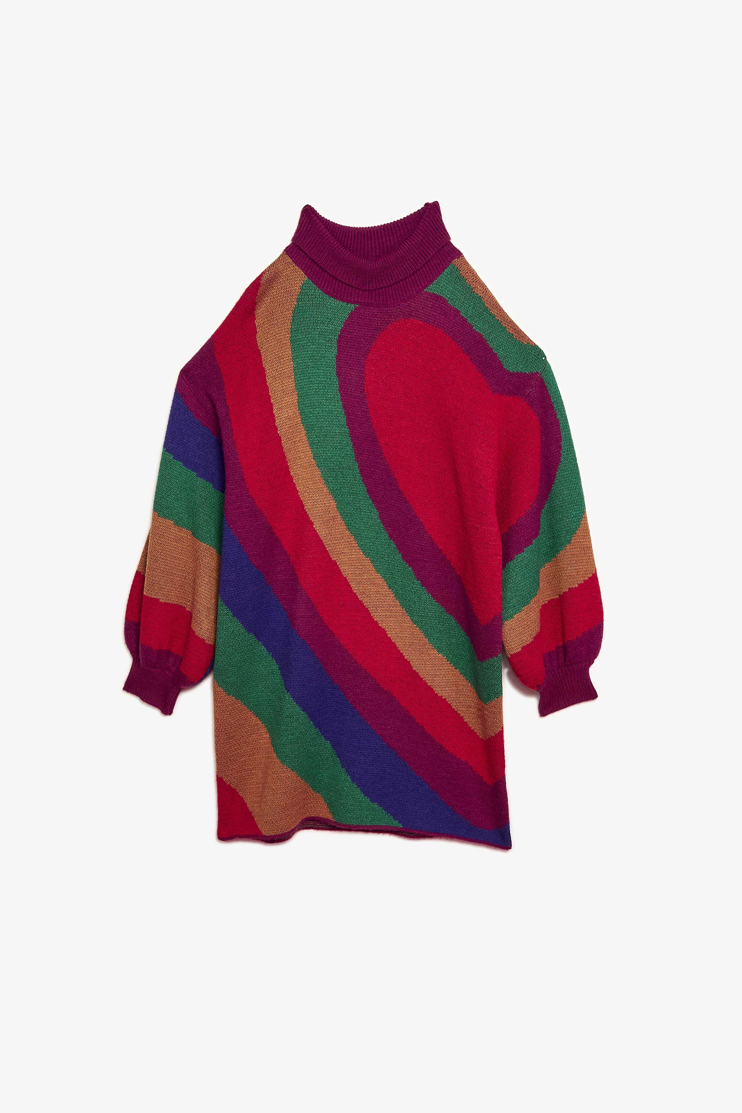 Rainbow Wild Hearts Sweater Dress sold by FARM Rio product image thumbnail 5