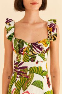 Striped Forest Mini Dress sold by FARM Rio