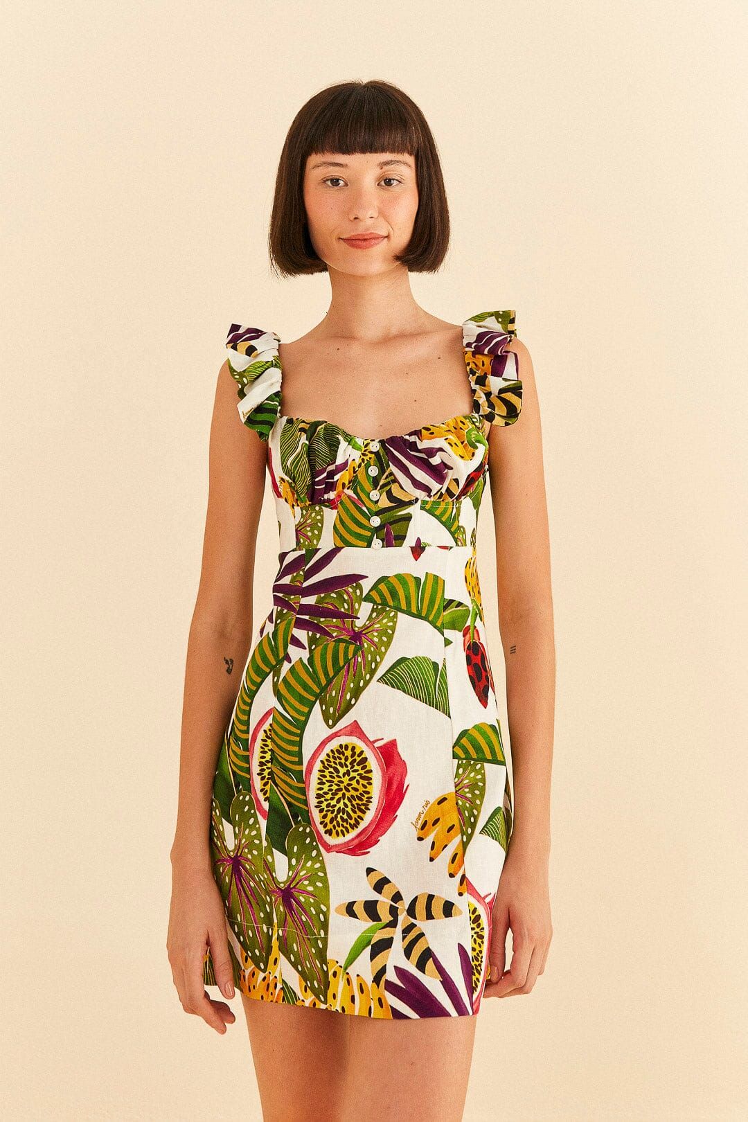Striped Forest Mini Dress sold by FARM Rio
