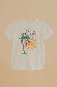 Have A Nice Trip Organic Cotton Fit T-Shirt sold by FARM Rio