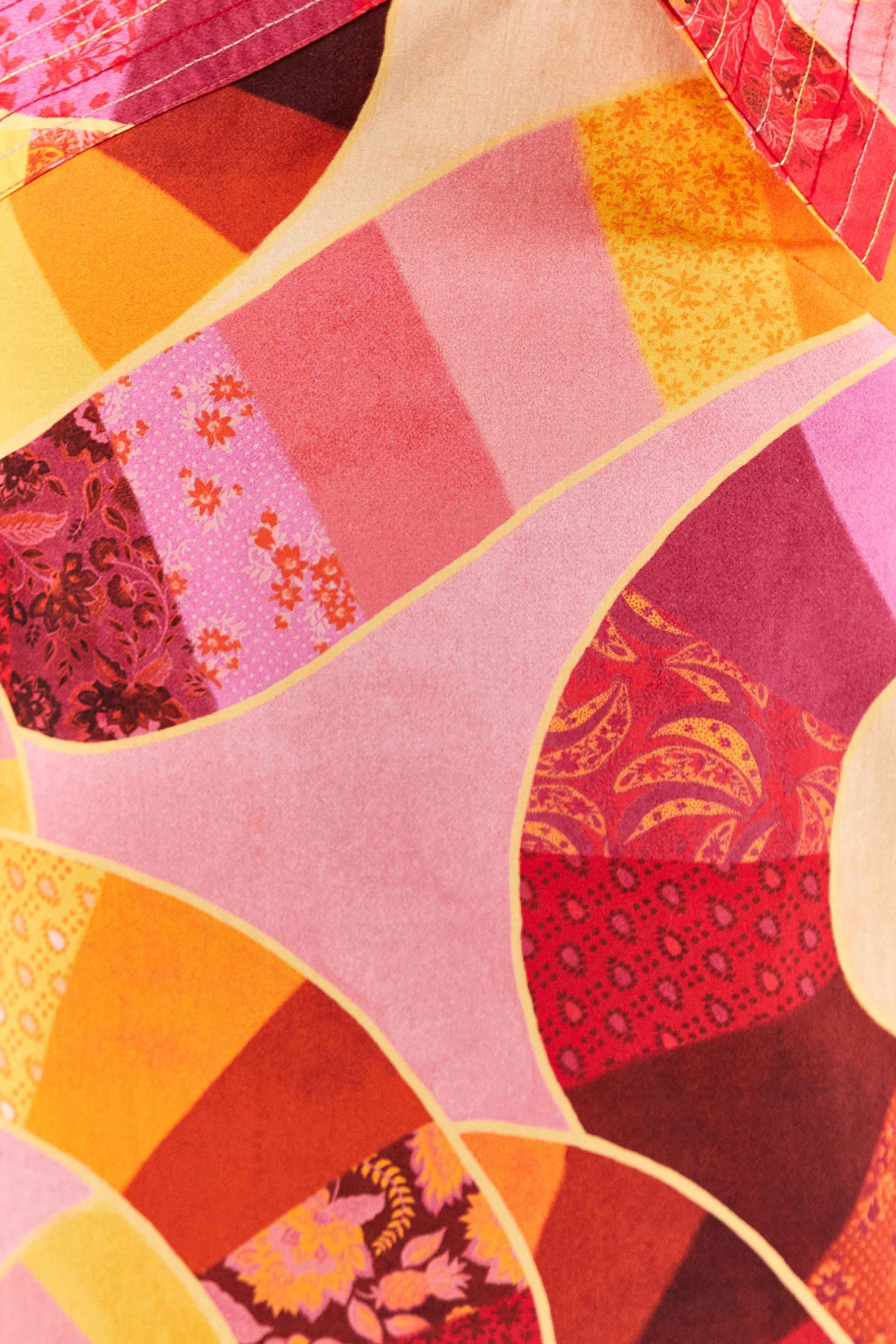 Patch Twirl One Shoulder Maxi Dress sold by FARM Rio product image thumbnail 6