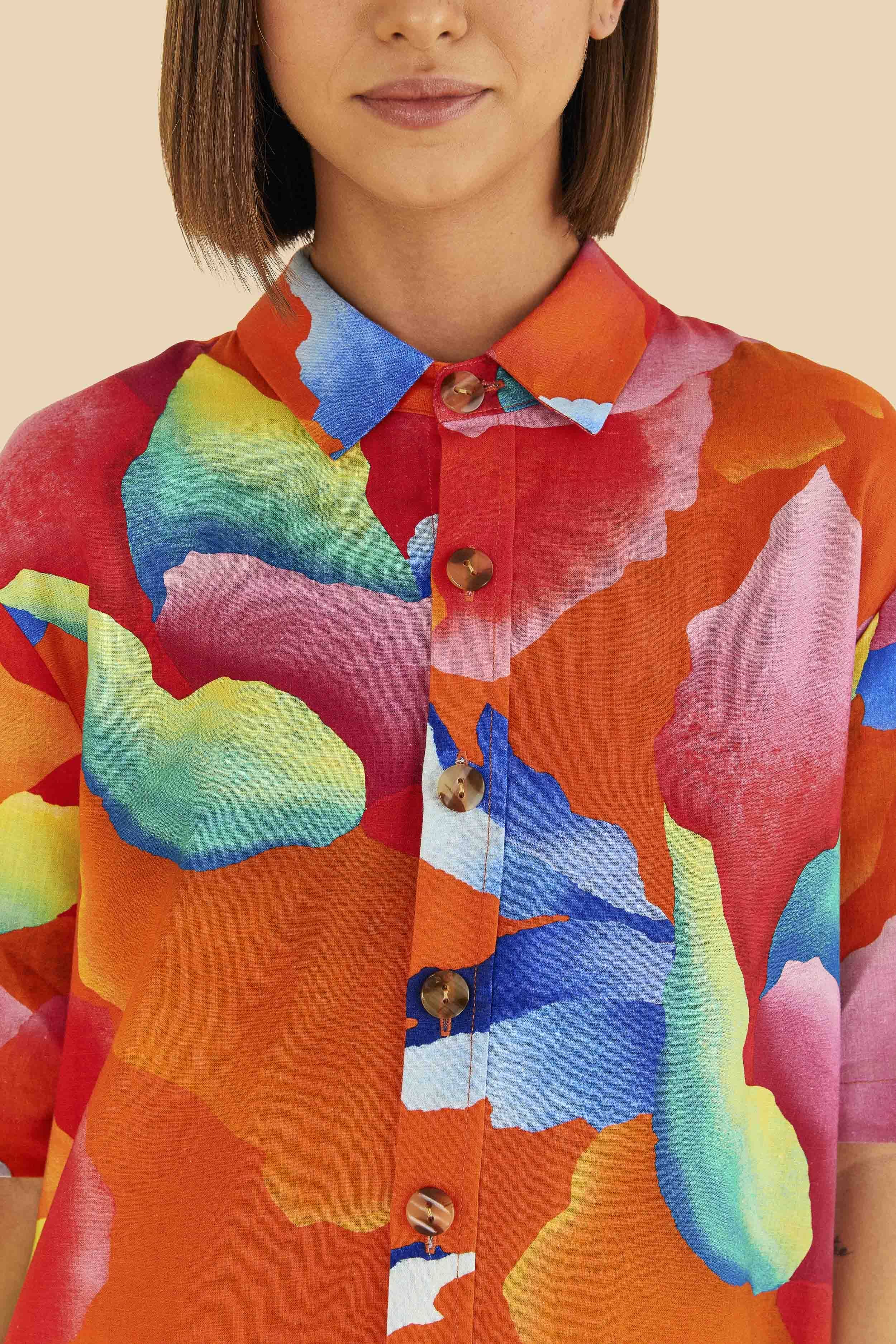 Red Ombre Chita Shirt sold by FARM Rio product image thumbnail 3