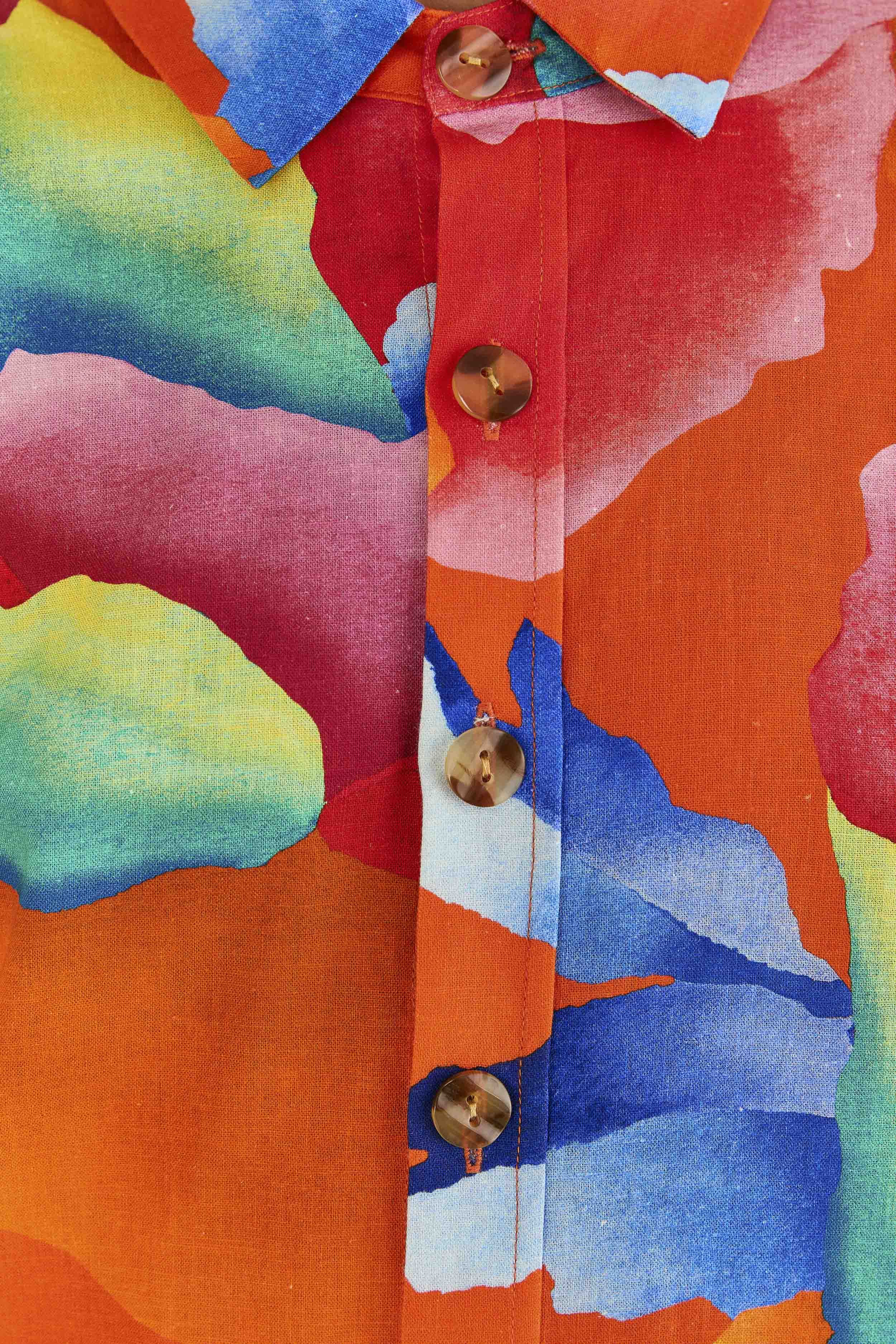 Red Ombre Chita Shirt sold by FARM Rio product image thumbnail 5