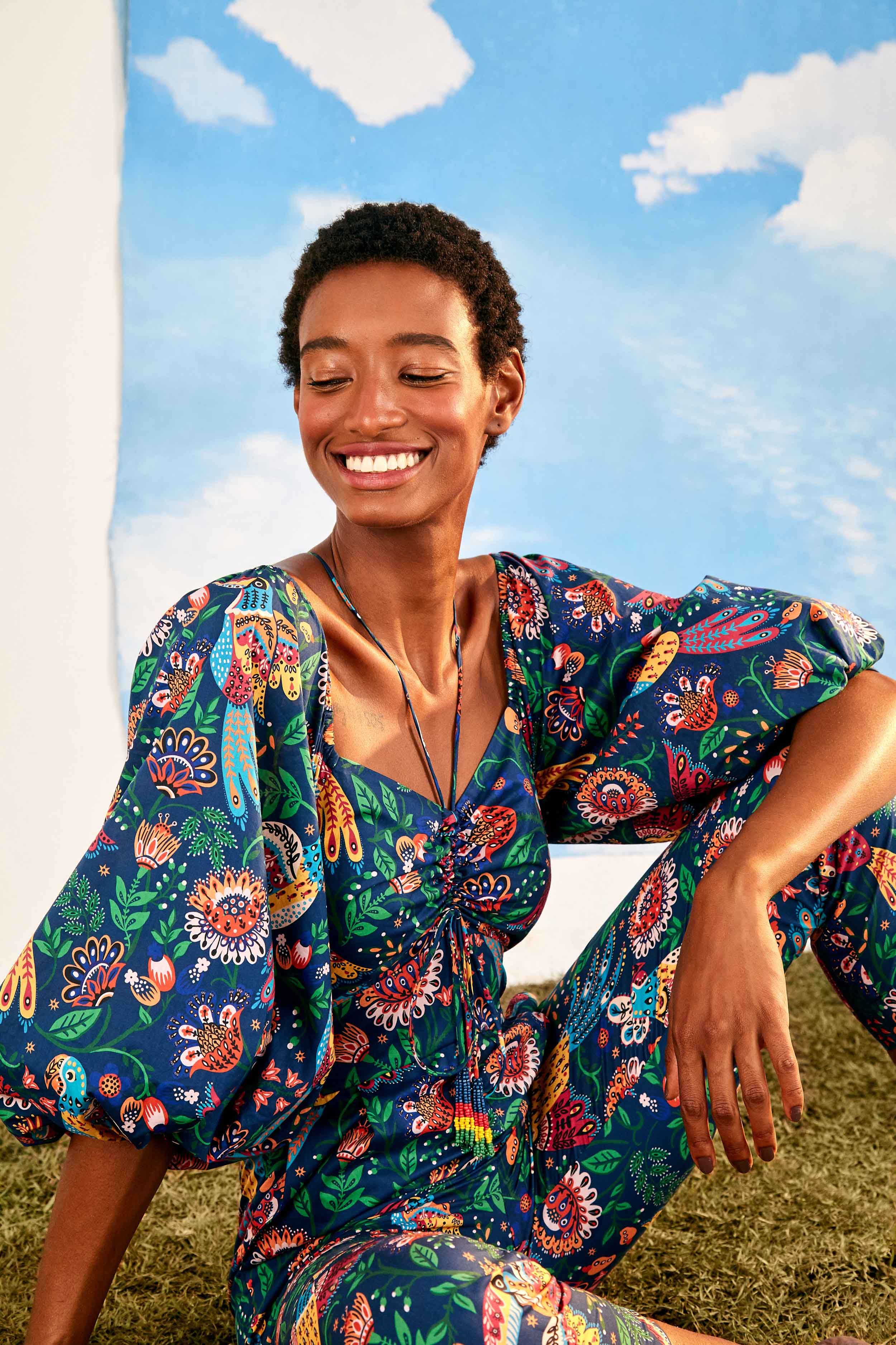 TROPICAL BIRDS JUMPSUIT sold by FARM Rio product image thumbnail 3