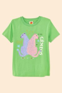 Gemini Zodiac Organic Cotton T-Shirt sold by FARM Rio