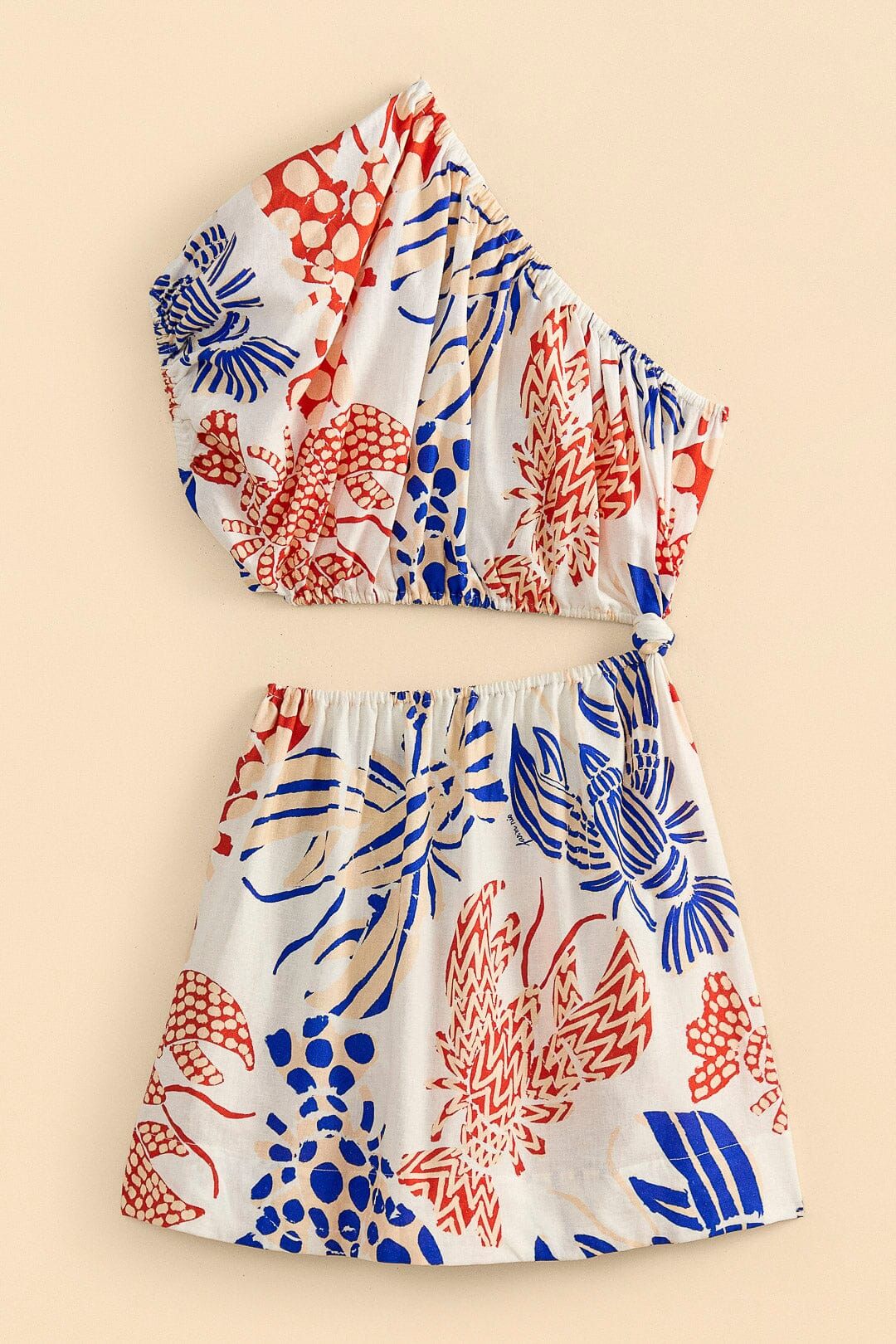 Off-White Mixed Lobsters Mini Dress sold by FARM Rio product image thumbnail 5