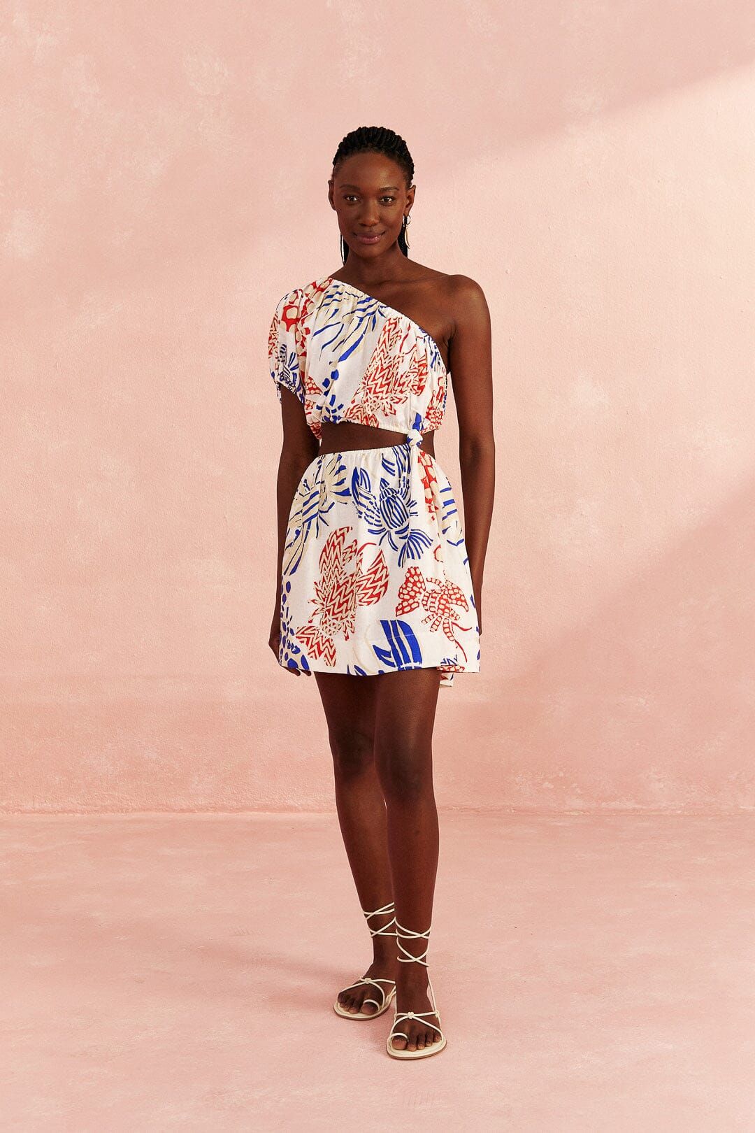 Off-White Mixed Lobsters Mini Dress sold by FARM Rio product image thumbnail 2