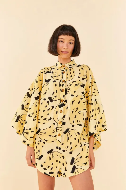 Yellow Bossa Banana Romper sold by FARM Rio