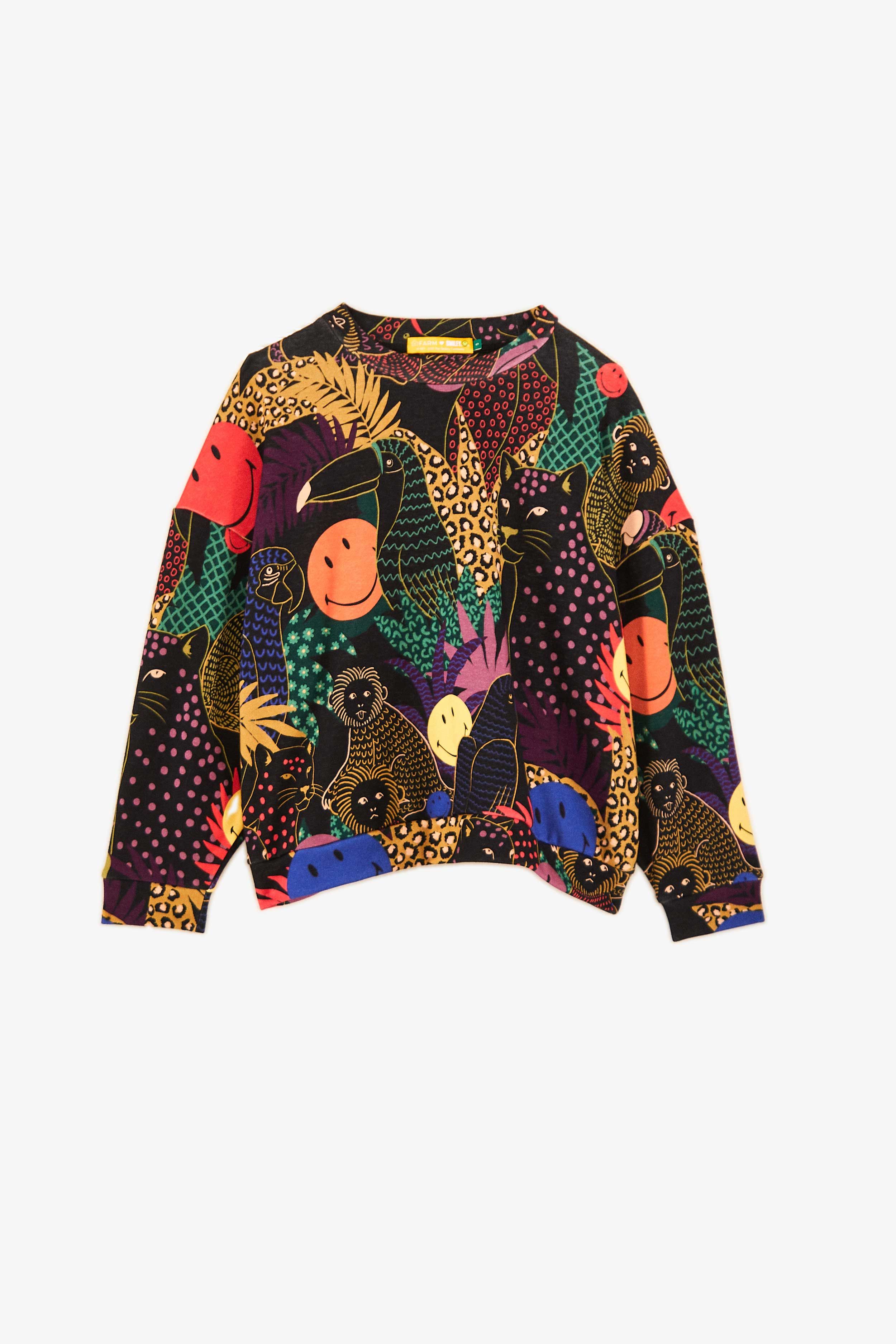 Pop Jungle Smiley® Sweatshirt sold by FARM Rio product image thumbnail 6