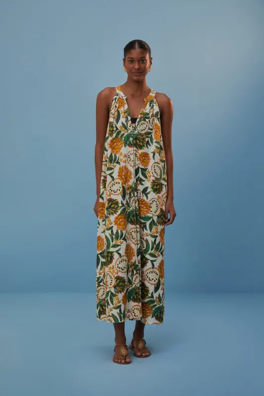 Off-White Biriba Maxi Dress sold by FARM Rio