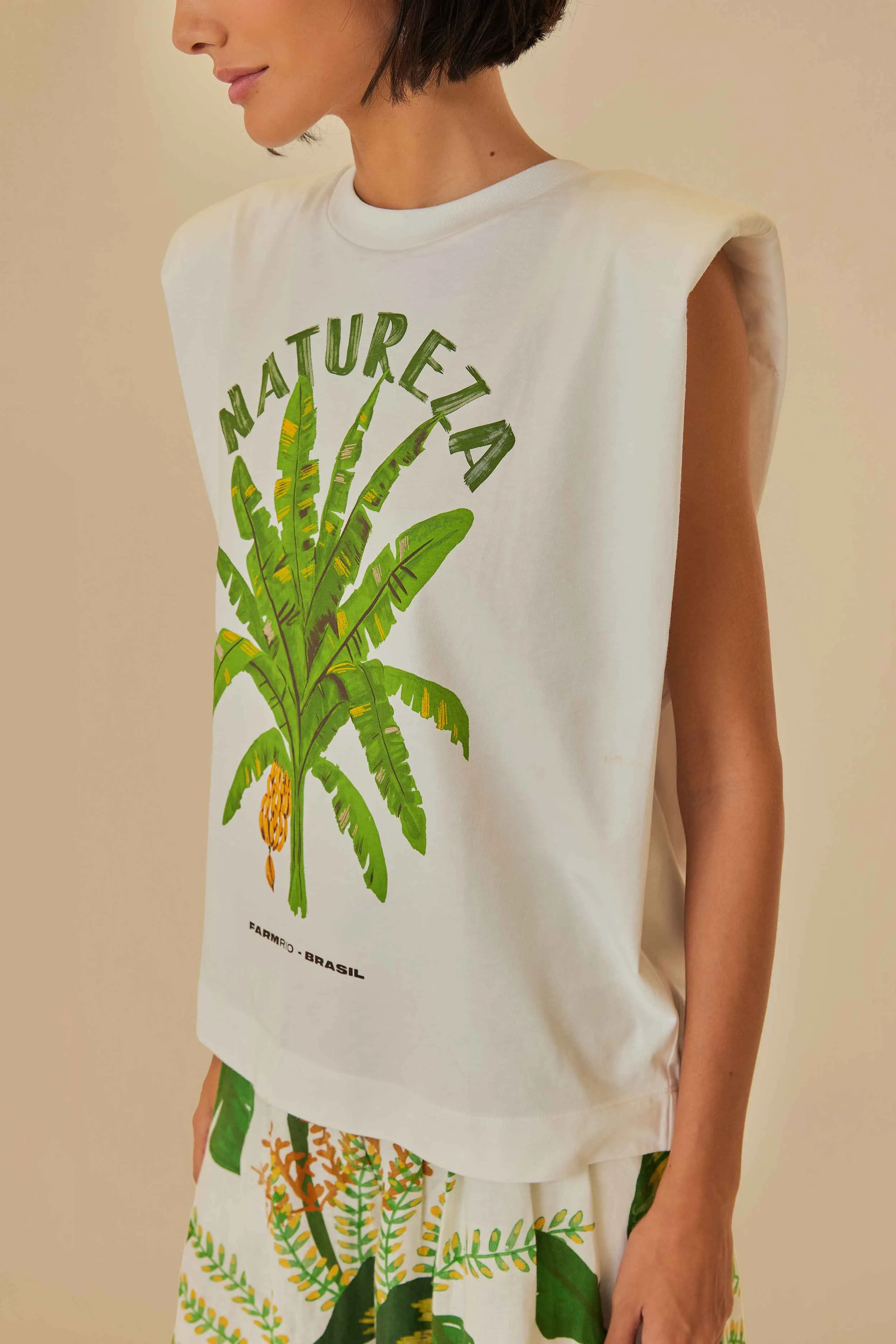 Natureza Organic Cotton T-Shirt sold by FARM Rio product image thumbnail 3