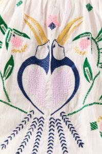 White Summer Garden Embroidered Crop Top sold by FARM Rio